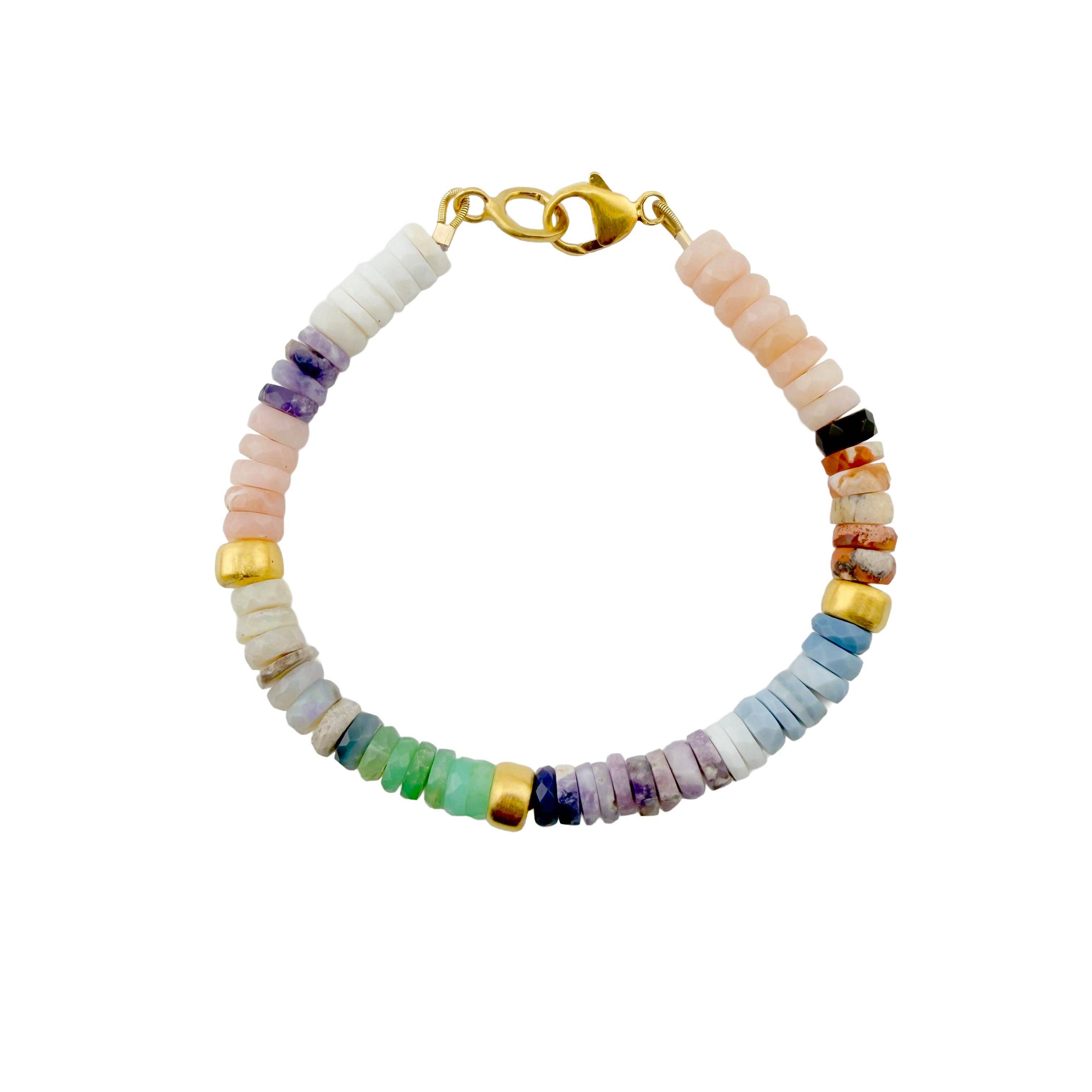 Philippa Roberts - Wholesale Beaded Bracelet - stacked opals bracelet1