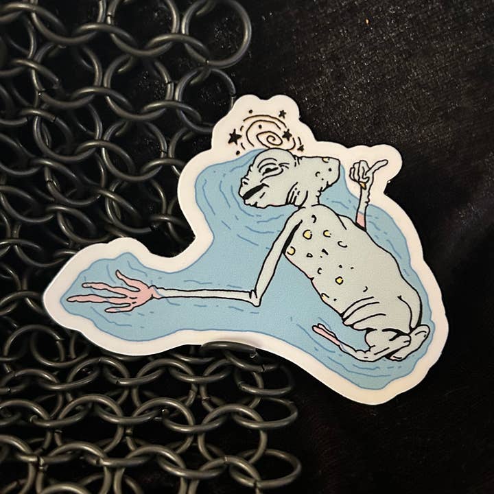 Feelin’ fine for an Xtra Terrestrial 3” Sticker for wholesale by LambRot Art