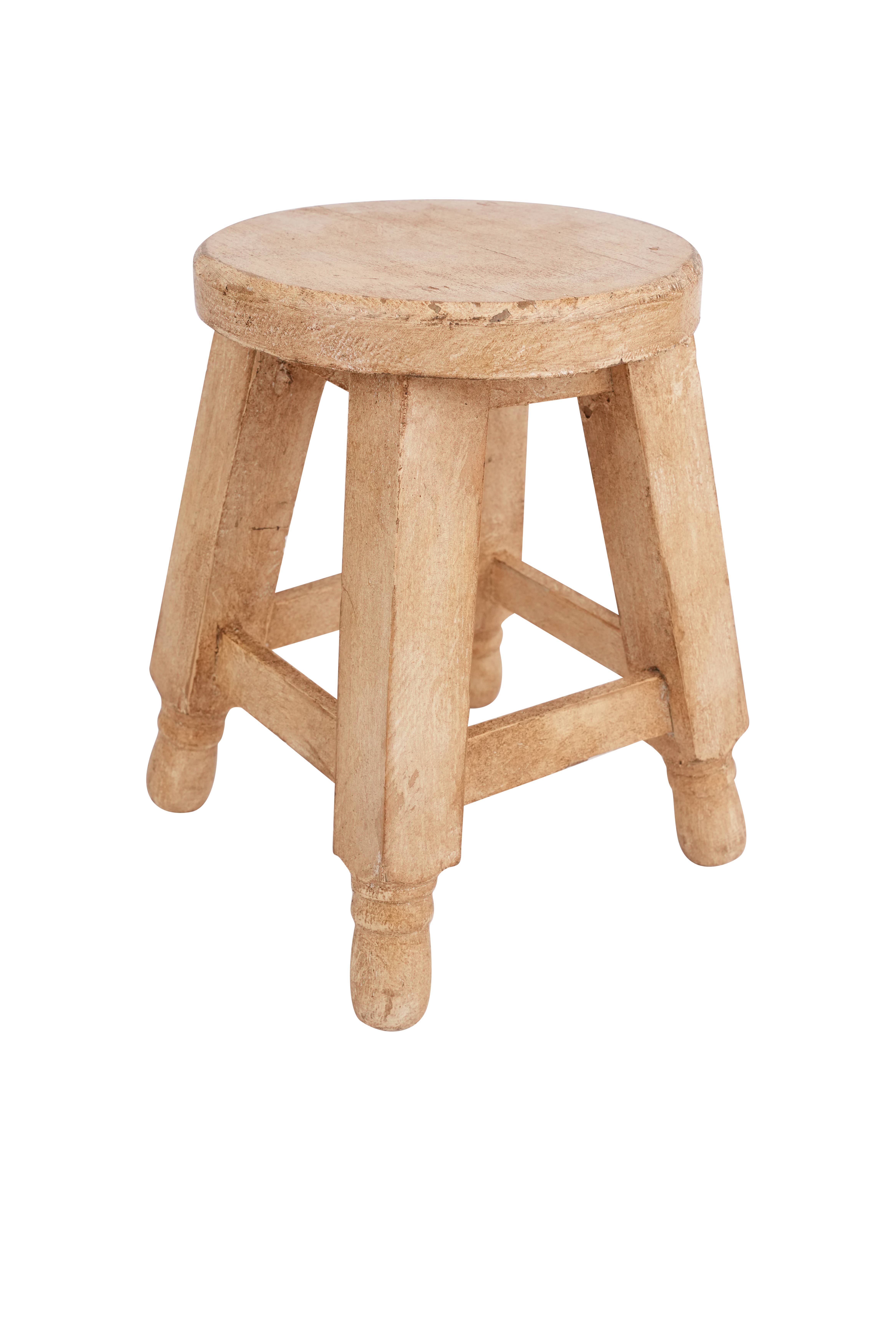 My Amigos Imports – wholesale Stool – Monroe Farmhouse Stool-8x10 in-Rustic-Antiqued White-Monroe1