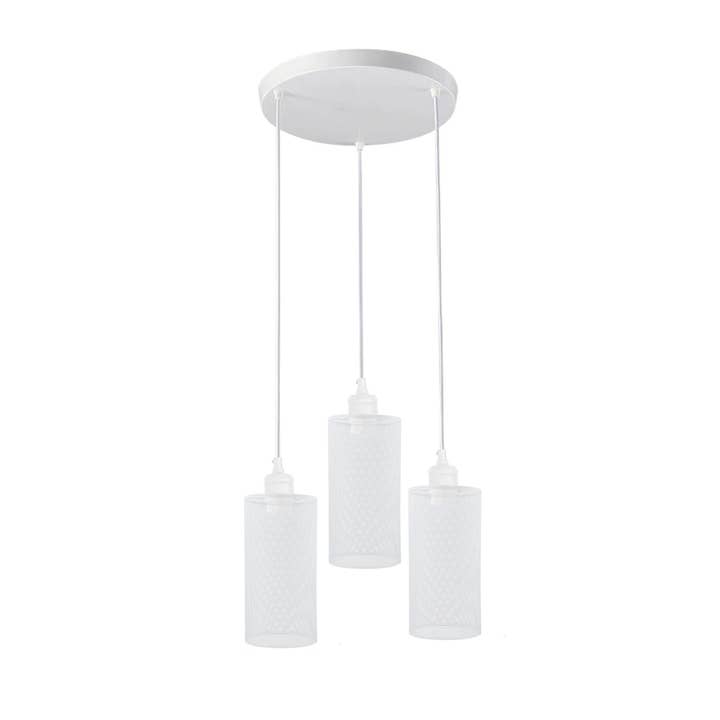 Ledsone – wholesale Chandelier/hanging light – Retro 3 way Round Ceiling Cage Pendant Light E27 Holder~39685