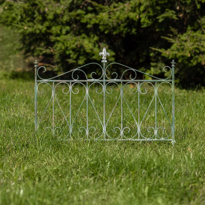 Ragon House - Wholesale Outdoor Ornament/Decor - 25.5" AGED GREEN GARDEN GATE1