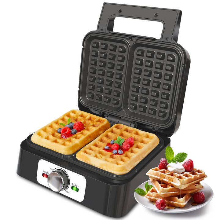 2-Slice Waffle Maker with Adjustable Temperature Control for wholesale by Heynemo