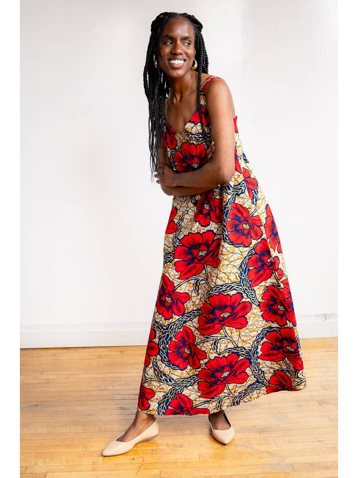 Amooti Store - Wholesale Dress - Women's - Long strap dress Jinja4