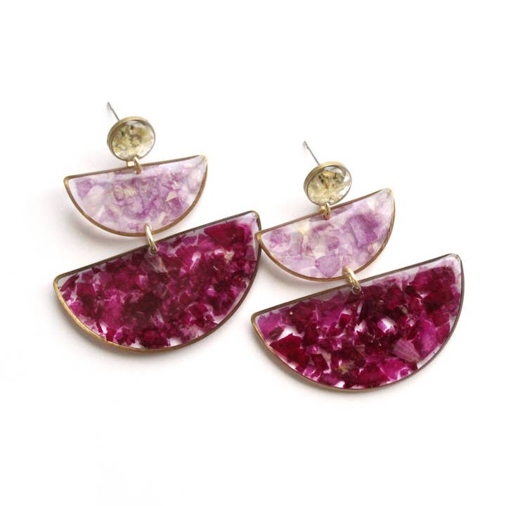 Rosen Statement Ohrringe für den Großhandel von Wild Poppy