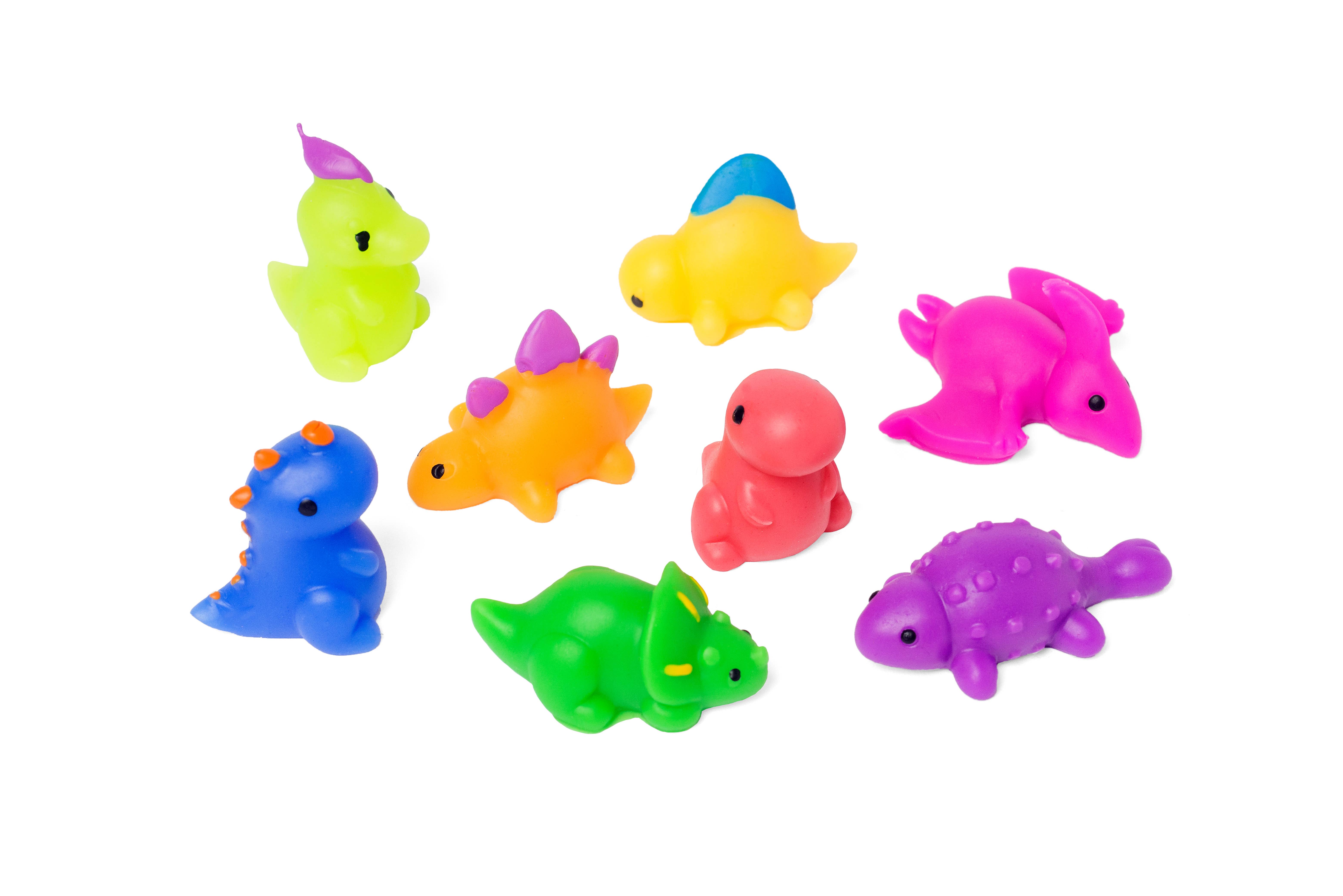 Purposeful Bliss - Fizzy Magic - Wholesale Bath Bomb/Fizz - Bath Bombs, Tie Dye Mystery Dinosaur Squishy Inside, Display4