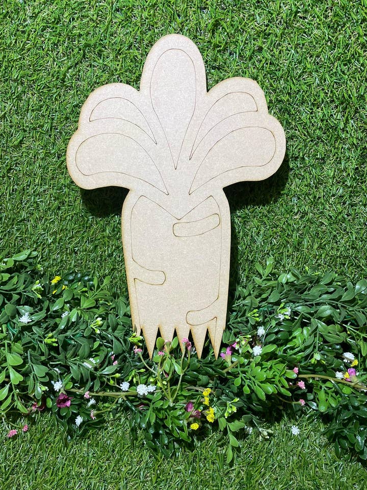 Wooden Easter Carrot for wholesale by manchester laser cuts