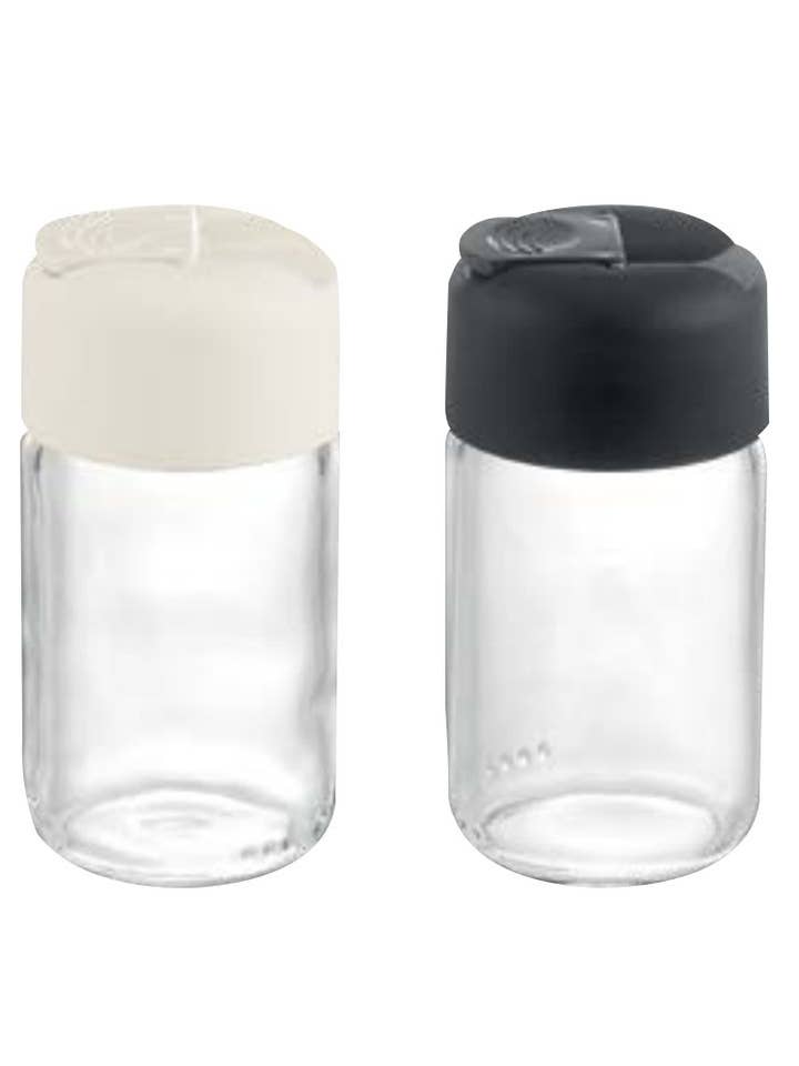 Ensemble de 2 Salières et Poivrières en Verre pour la vente par DecorUSA