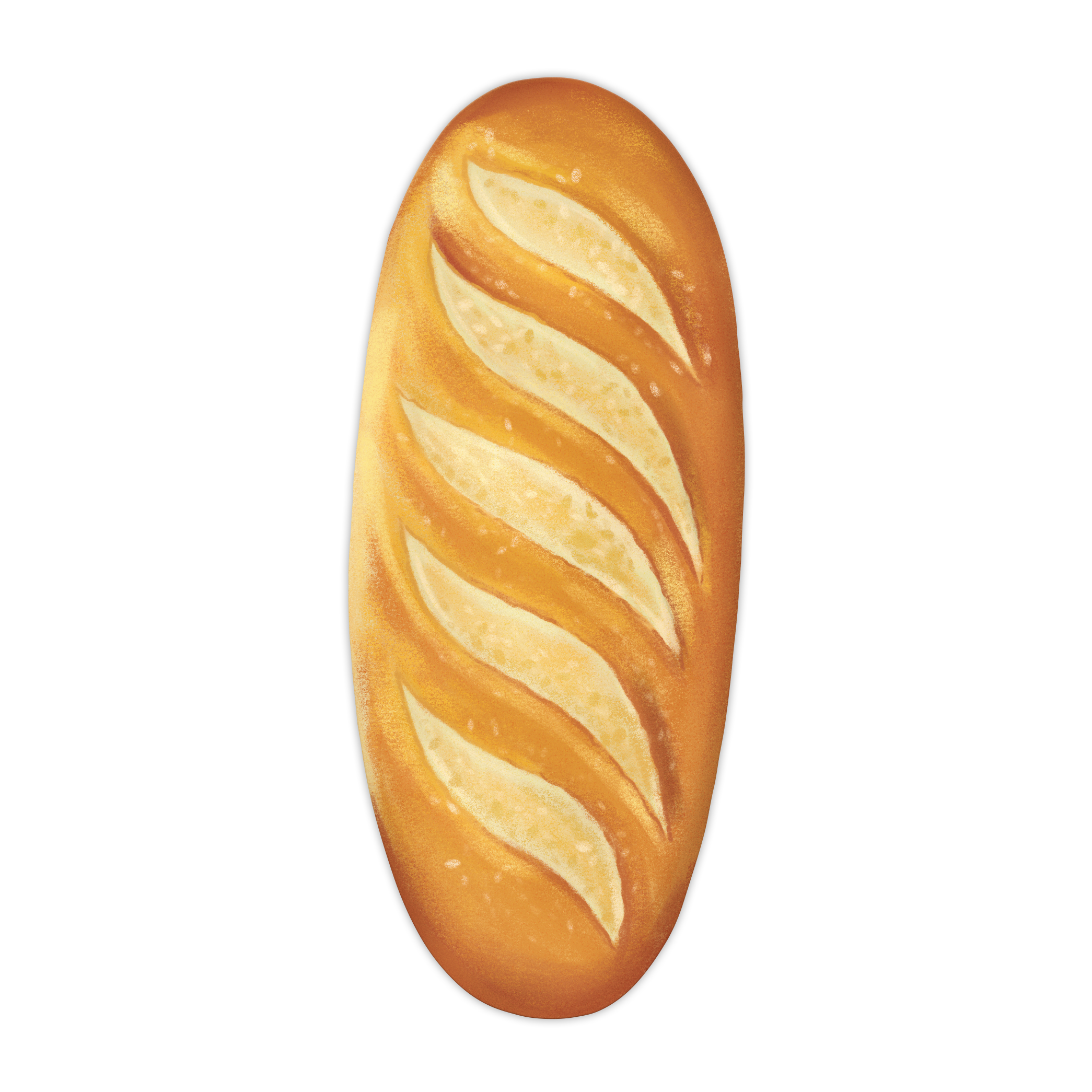 Grey Street Paper - Wholesale Bookmark - Bread Baguette Die-Cut Bookmark4