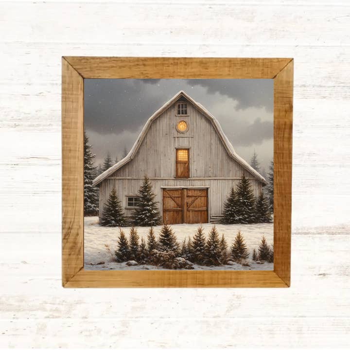 Christmas Framed Art Print for wholesale by Blooms By E. Marie