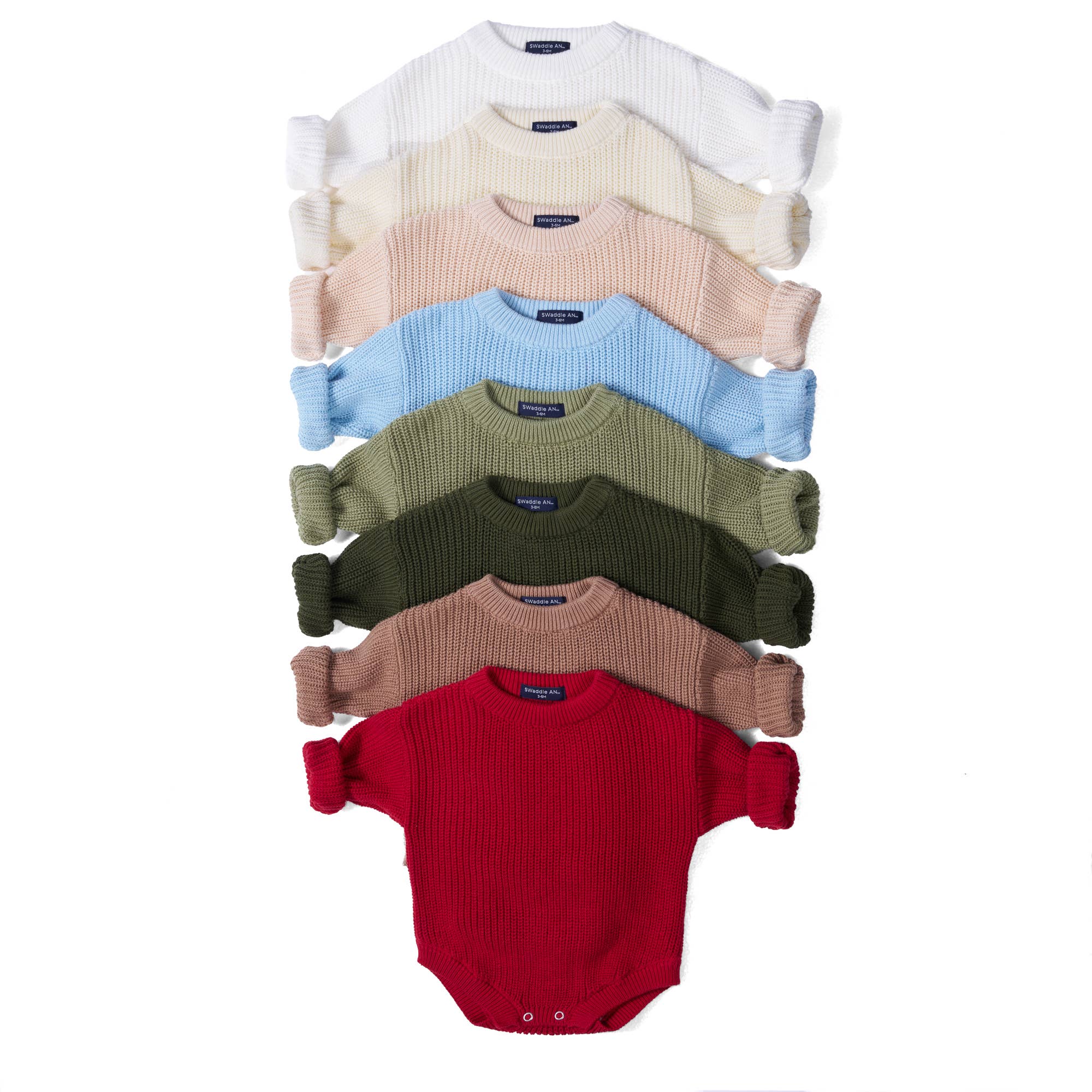 SwaddleAn - Wholesale Romper - Kids - 100% Cotton Classic Baby Knit Romper 2