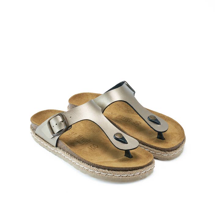 Guld flip-flops - Art.MD0227 för wholesale av Mandél