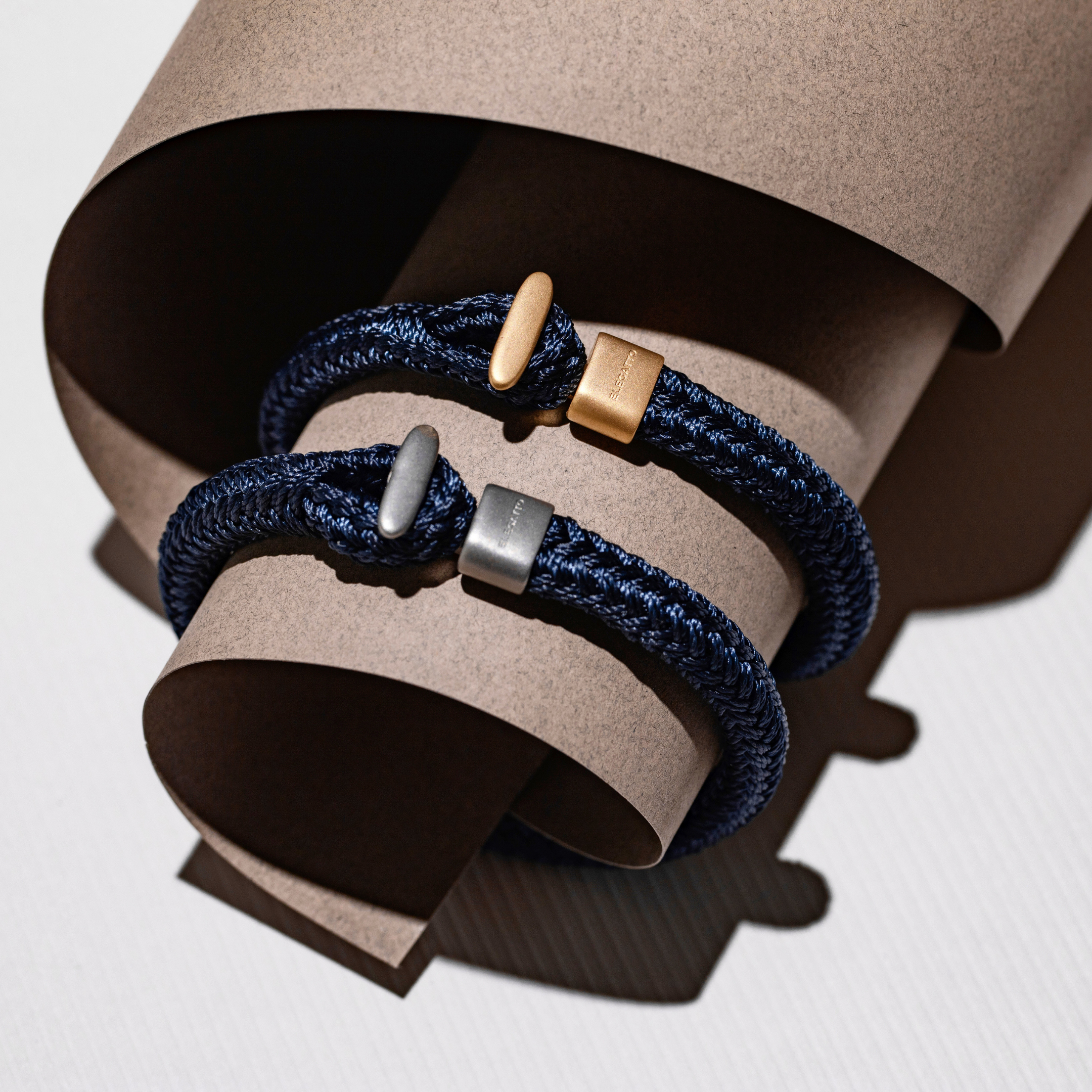 Elegatto - Wholesale Geweven/gevlochten armbanden - Voyage zilver2