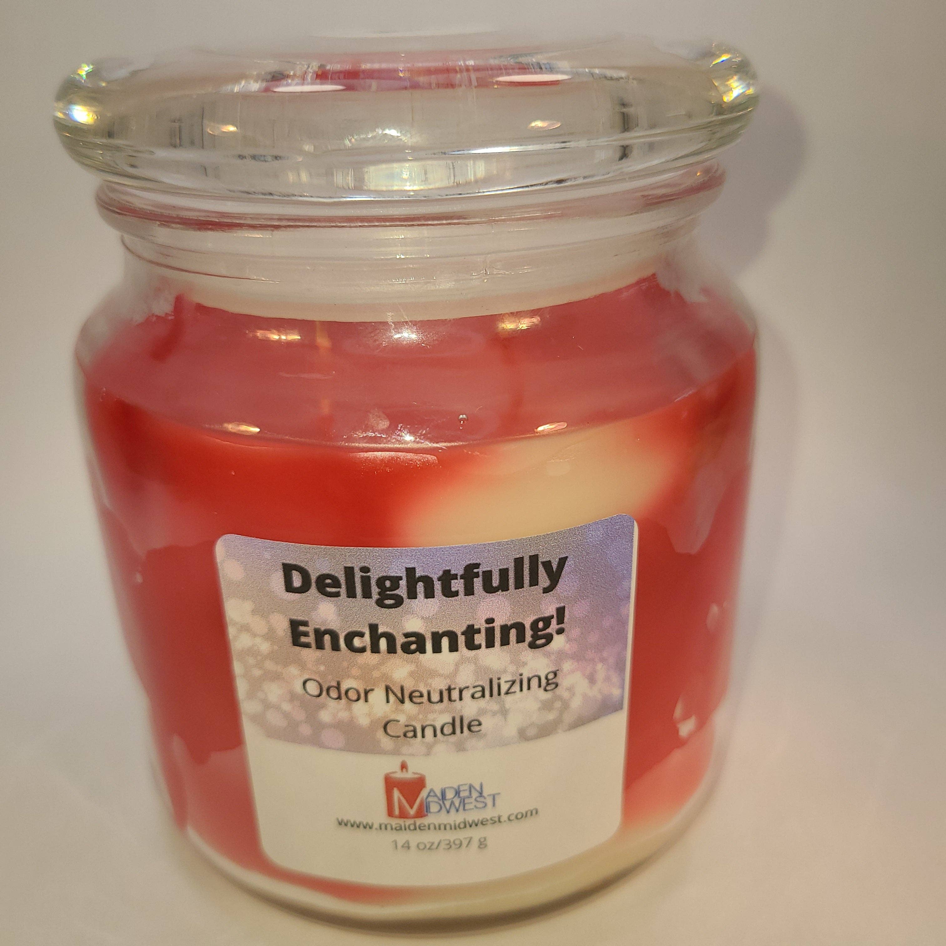 Maiden Midwest - Wholesale Jar/Filled Candle - Wild Cherry Odor Eliminating Candle (14 ounce)6