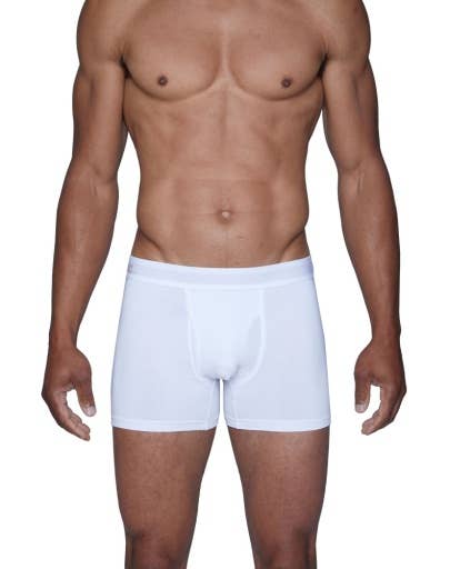 White Boxer Brief W/fly - White-000 for wholesale on Faire