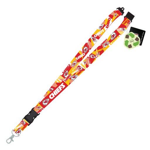NFL Kansas City Chiefs Sustainable Shattered Lanyard for wholesale by Mojo Licensing