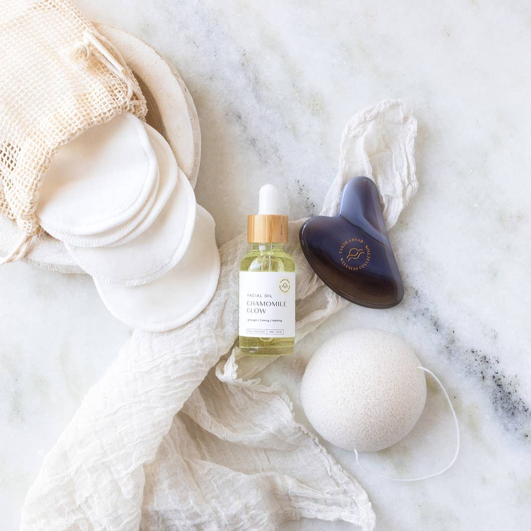 Earth Ahead - Wholesale Makeup Remover - 20 Reusable Bamboo Cotton Makeup Remover Rounds + Wash Bag1