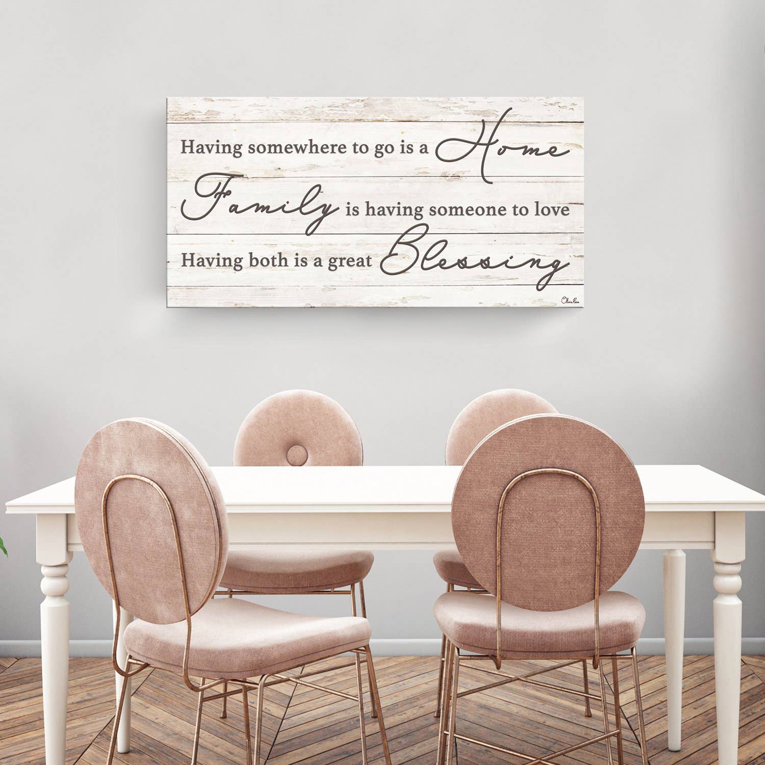 Ready2hangart, Inc. - Wholesale Sign - Family Blessing' Wrapped Canvas Harvest Wall Art4