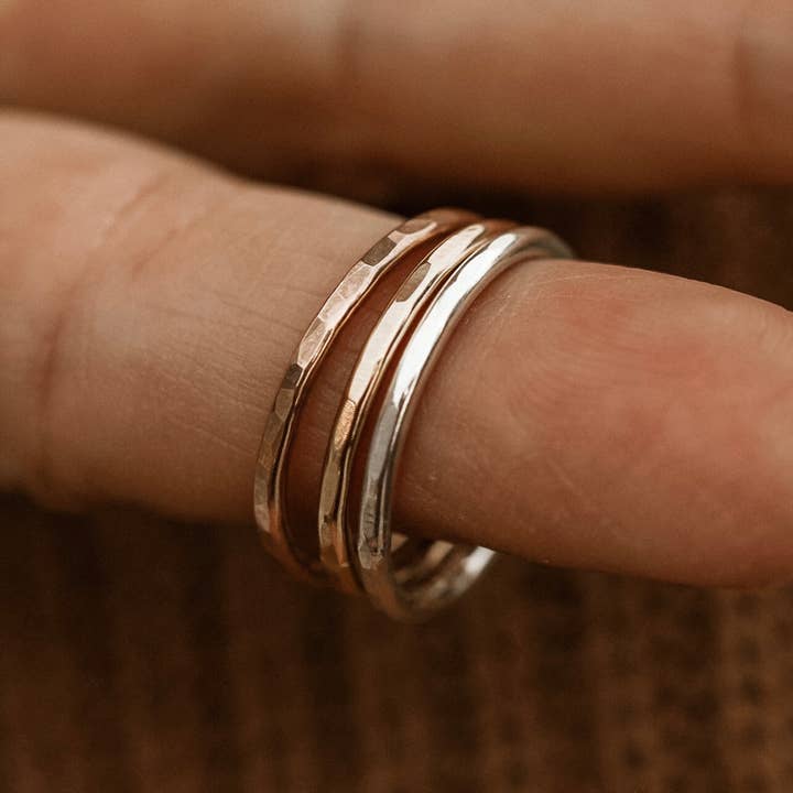 Everly Made - Wholesale Band/Stacked Ring - Golden Hill Ring7
