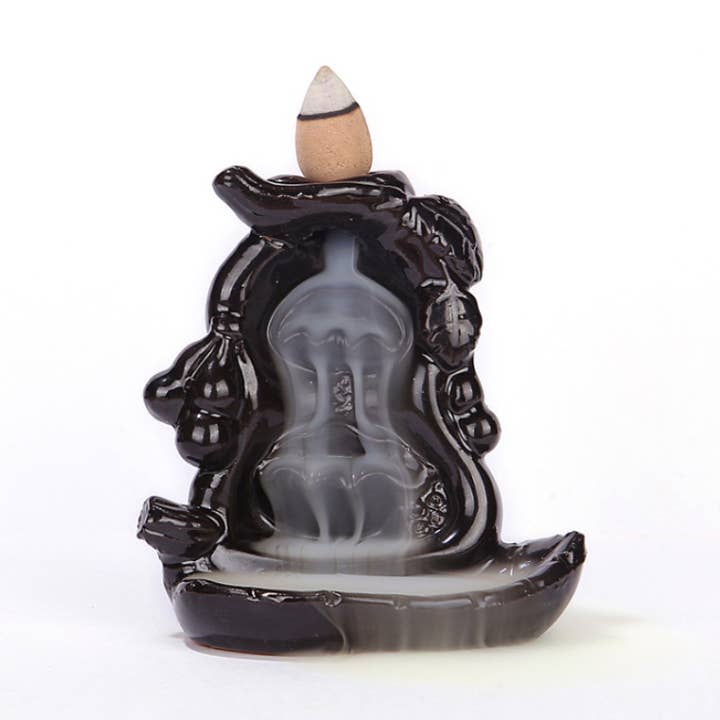 Ceramic Backflow Burner: Riverbend for wholesale by Designs by Deekay Inc.