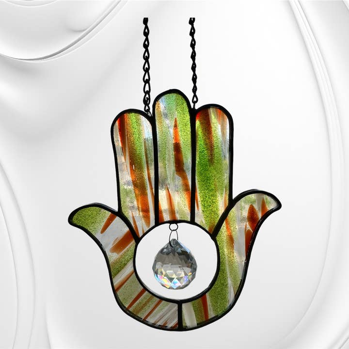 Art de vitrail Hansa, attrape-soleil. pour la vente par Inspiration By CDA