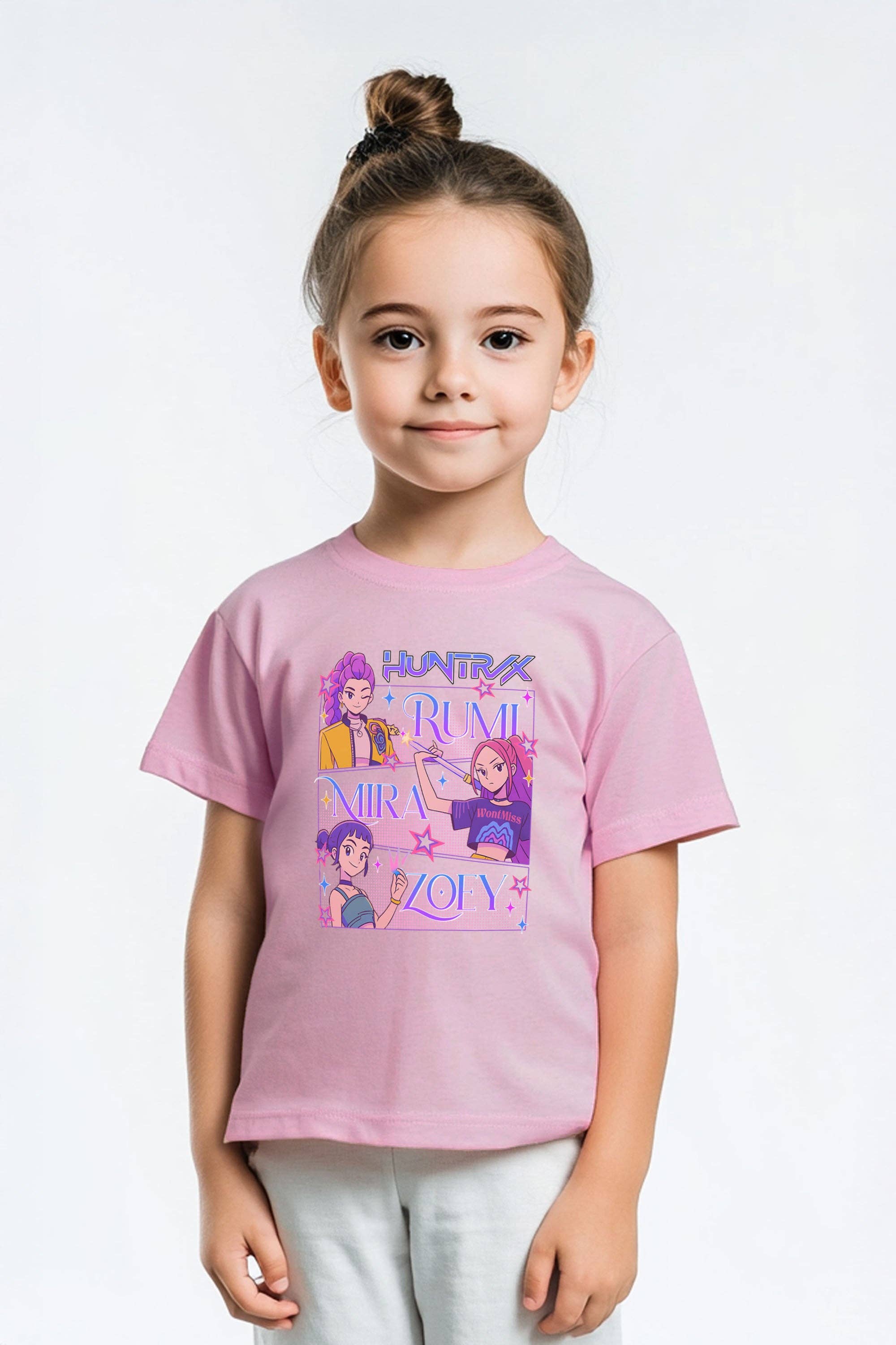 Missi Clothing – wholesale Screen-printed t-shirt – Kids – Kids Huntrix Girl Squad Printed T-Shirt1