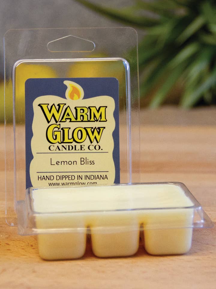Lemon Bliss Scented Melt for wholesale by Warm Glow Candle Company