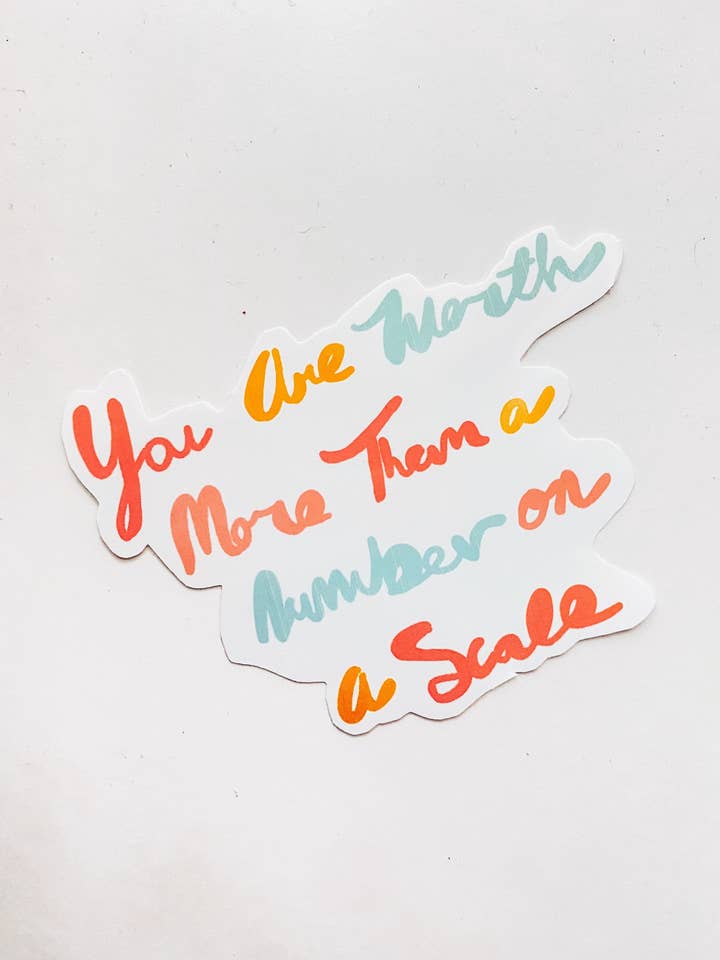 Body Positive Sticker for wholesale by Arlo Ave.