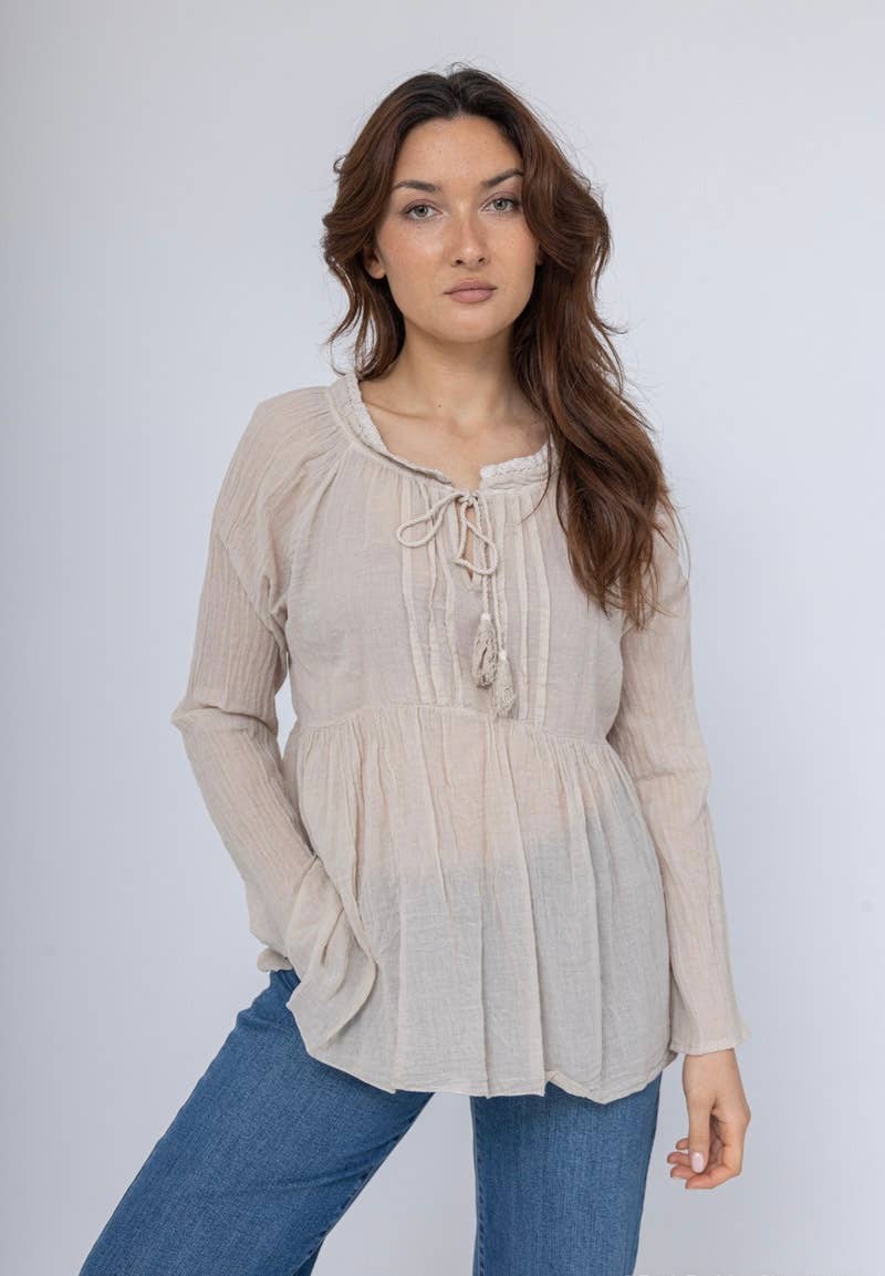 LINEN & COTTON HOUSE - Wholesale Blouse - Women's - 10074 SPRINT SUMMER CLOTHING COTTON BLOUSE20