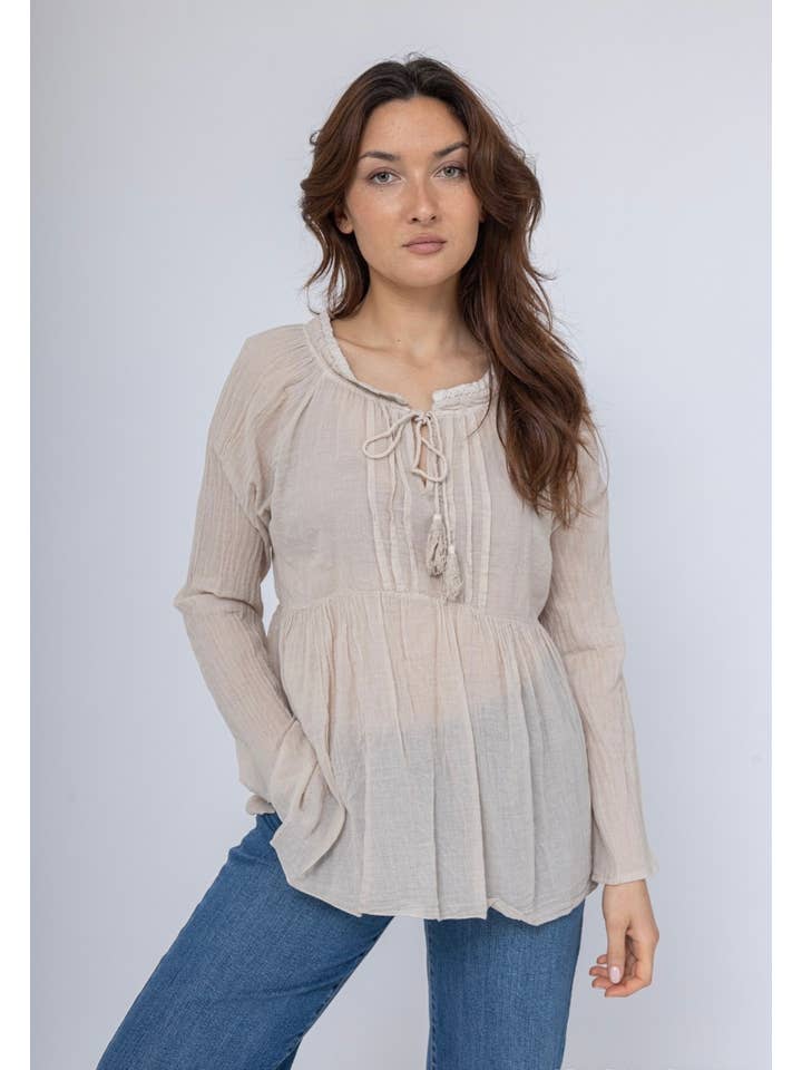 LINEN & COTTON HOUSE - Wholesale Blouse - Women's - 10074 SPRINT SUMMER CLOTHING COTTON BLOUSE20