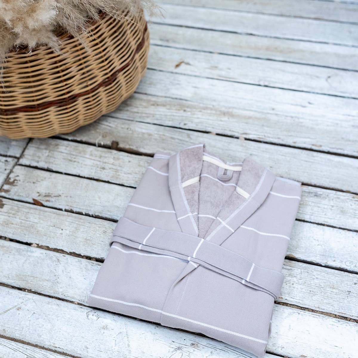 Kikoya – wholesale Robe – Unisex – Terrybacked Bathrobe Turkish Cotton Light Weight Hood Quick 4