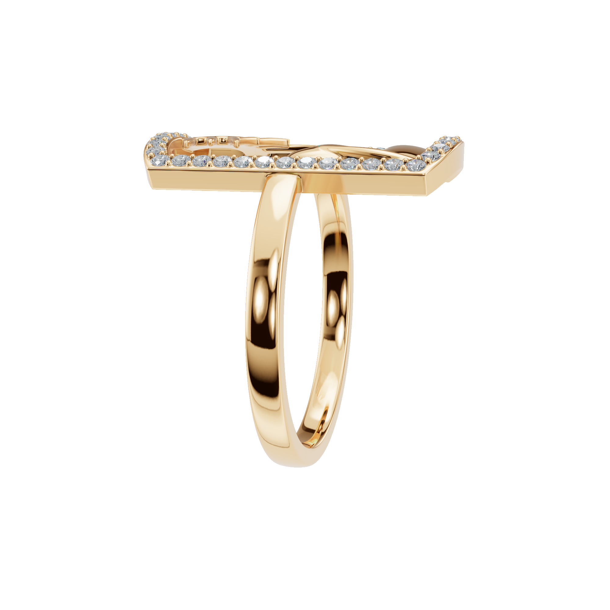 PureYou Jewelry - Wholesale Wedding Band/Ring - 14k Gold Diamond Wedding Ring, Statement Ring, Bridal Ring4