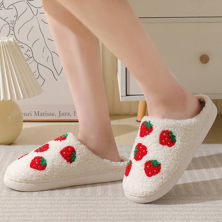 ACCITY - Wholesale Slippers - Women's - CUTE CARTOON FRUIT PREPPY SLIPPERS_CWSHS02563
