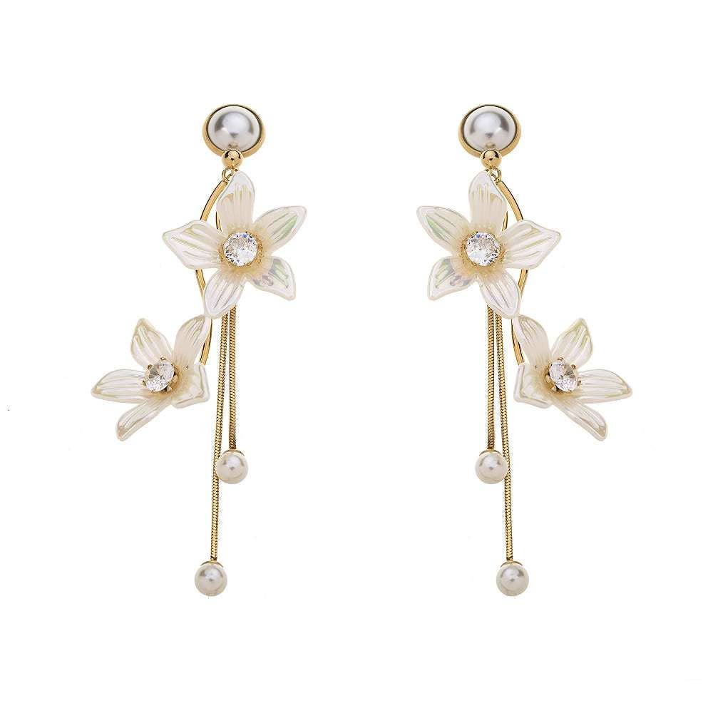 white Earrings - Yuri for wholesale on Faire0