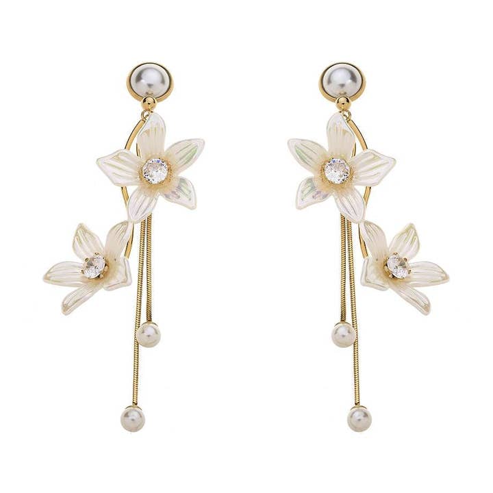 white Earrings - Yuri for wholesale on Faire0