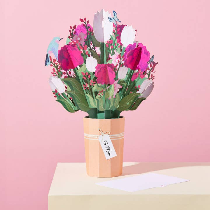 Lovepop Cards - Wholesale Mother's Day Card - Mother's Day 12”H x 8.5”W Bouquet, Pop-Up Cards, Flower