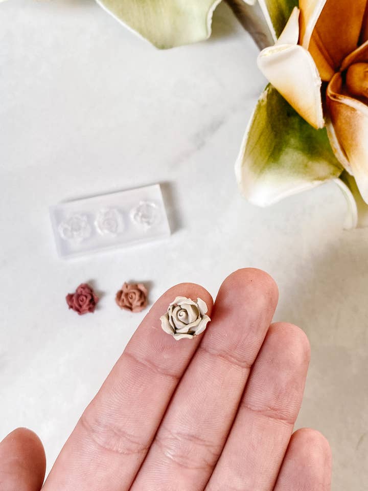 Micro Floral Mold 24 for wholesale by Tera Clay