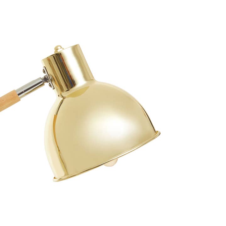 Interiors by Premier – wholesale Floor lamp – Stockholm Shiny Brass Adjustable Floor Lamp3