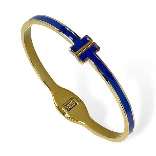 My Best Kept Jewelry - Wholesale Bangle bracelet - T Statement Bangle-7 Assorted Colours6