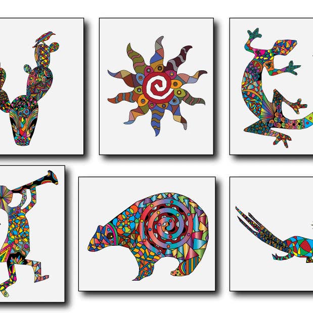 Pack de 3 cartes Southwest pour la vente par Zachary Imagez