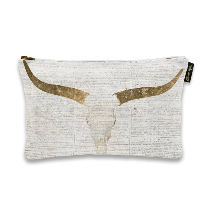 Oliver Gal Evening Desert Totenkopf Kunstbeutel (Größe 9 x 6) für den Großhandel von The Oliver Gal Artist