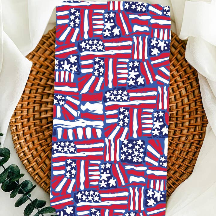 Strofinaccio da cucina di design in All American per la vendita all'ingrosso da parte di Katherine Way