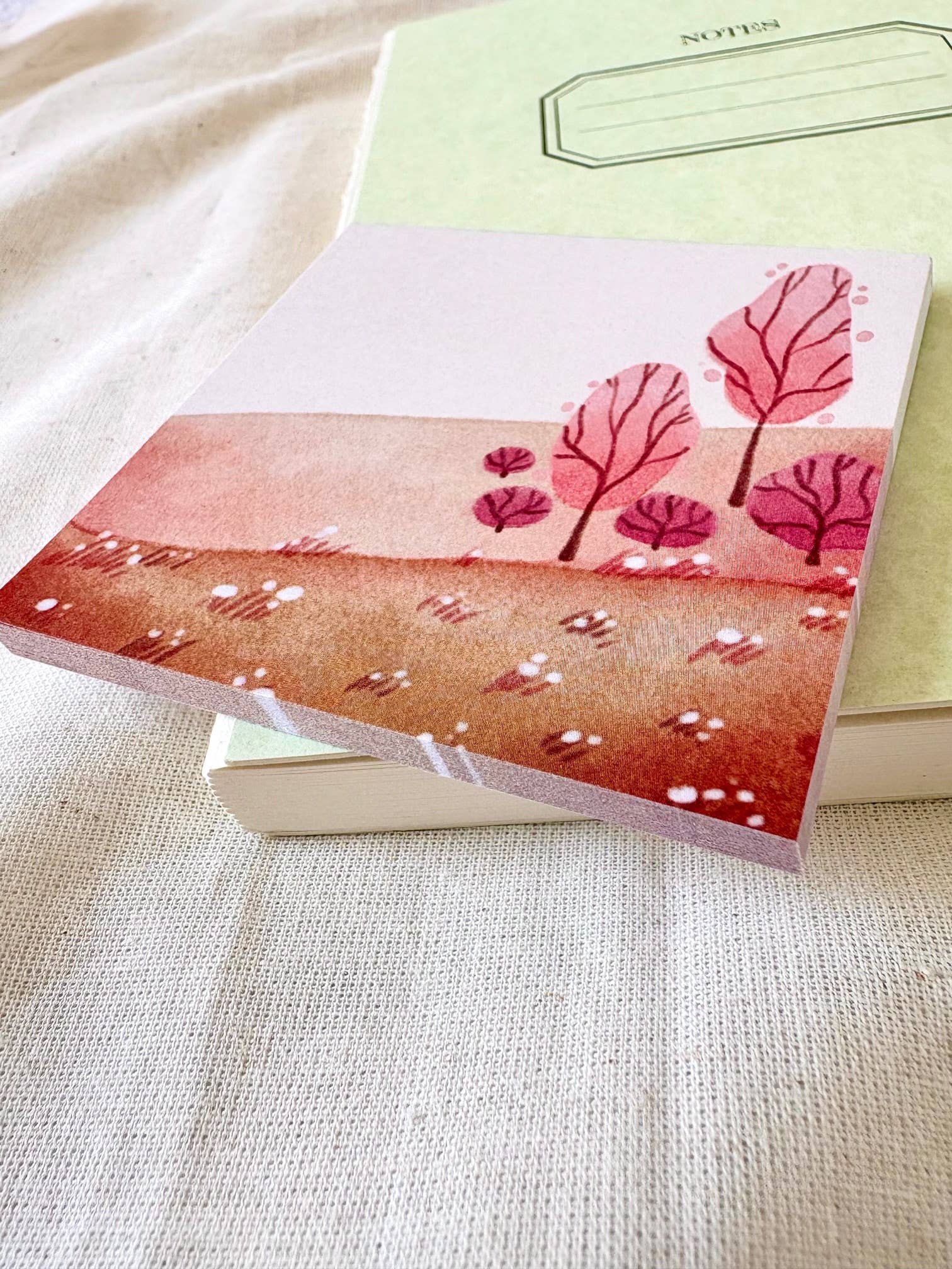 Nikki Dotti - Wholesale Notepad - Notitieblok - Roze bomen1