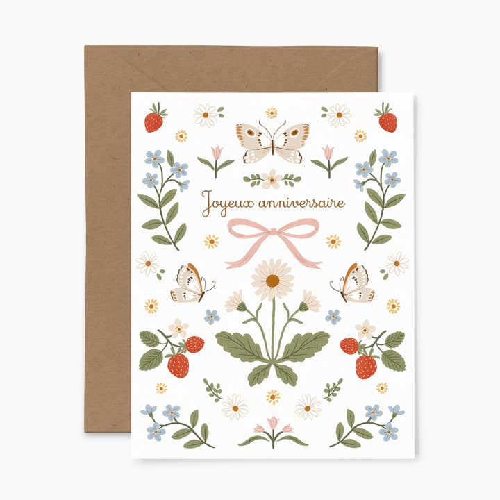 Coquette "Joyeux anniversaire" | Greeting Card and other Purchase Wholesale luminaire plafonnier. Free Returns & Net 60 Terms on Faire trending on Faire.