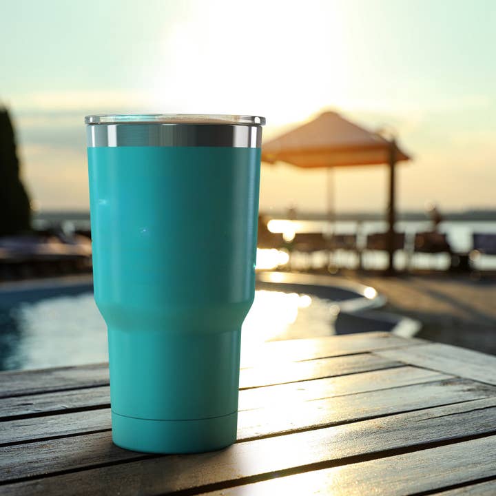 Old Southern Brass - Vente Gourde/bouteille isotherme - Gobelet de voyage en acier inoxydable vert sarcelle1