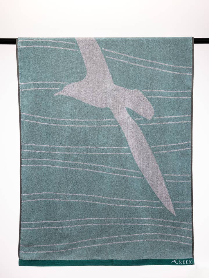 Creek Bird Cotton Beach Towel for wholesale by Creek Lifestyle