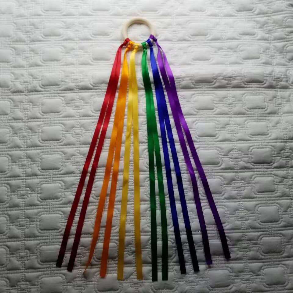 D & C TOYS - Wholesale DIY Craft Kit - Kids - Rainbow Ribbons DIY Hand Kite Kit1