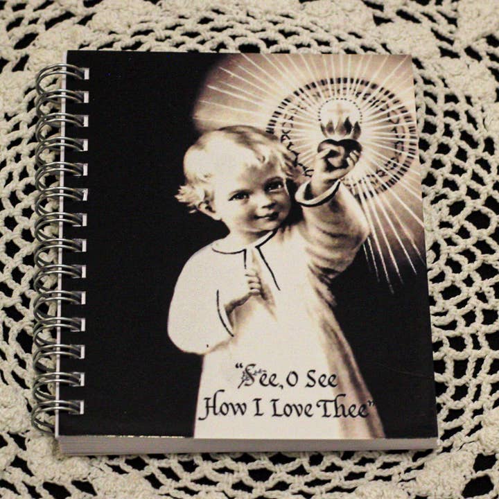 See O' See How I Love Thee Mini Notebook for wholesale by The Retro - a Full of Grace USA Company