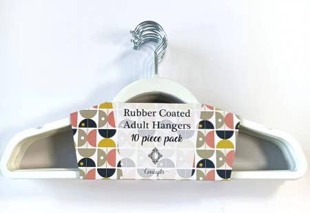 Concepts In Time - Wholesale Clothes Hangers - Concepts 10pc Rubber-Coated Hangers – Stylish & Sturdy5