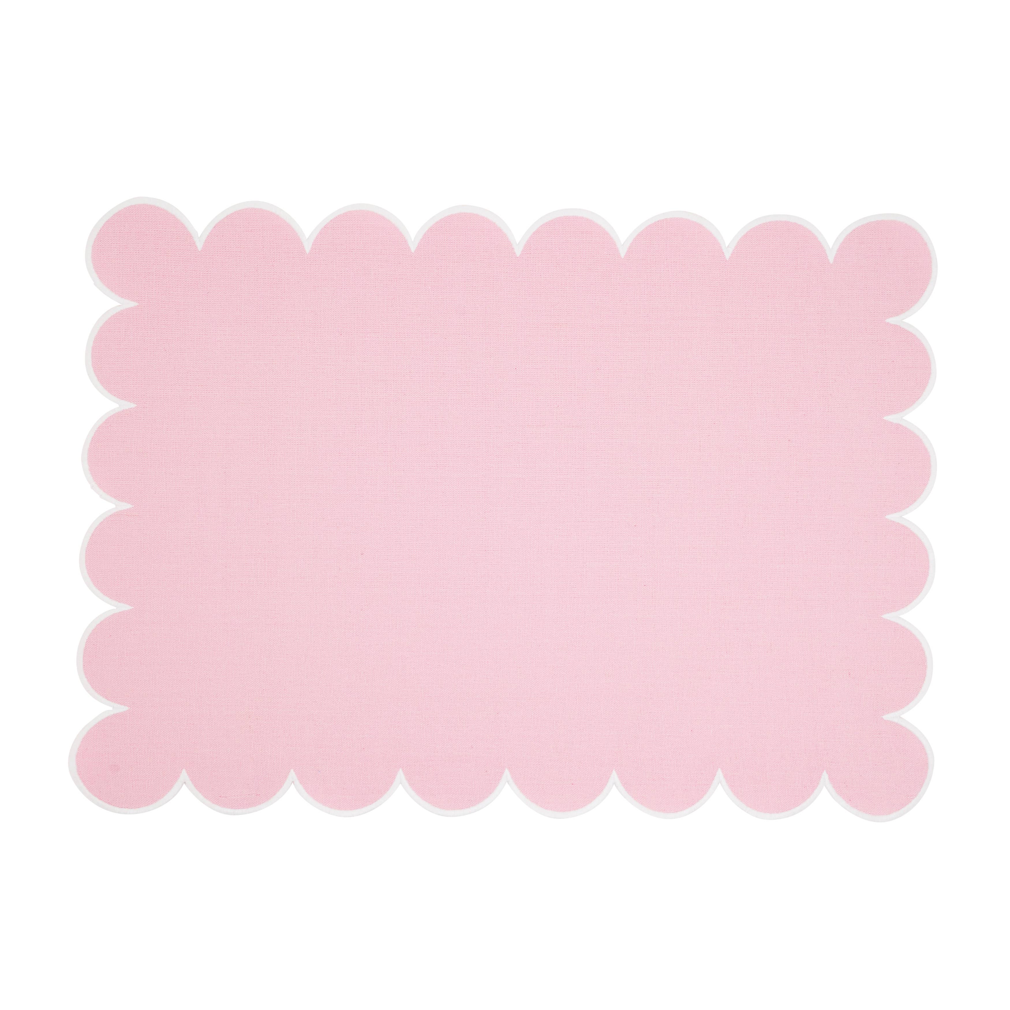 Saro Lifestyle – wholesale Placemat – Cotton Scalloped Placemat5