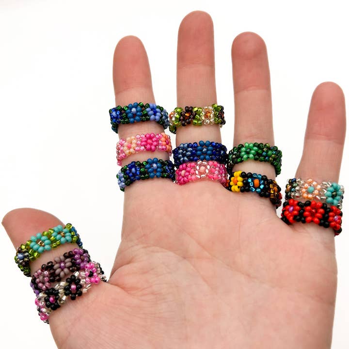 Gifts Amazing! - Wholesale Band/Stacked Ring - Daisy Ring1